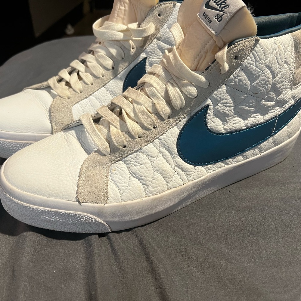 Nike SB Zoom Blazer Mid EK Edition Size 14 White/Blue – Rare